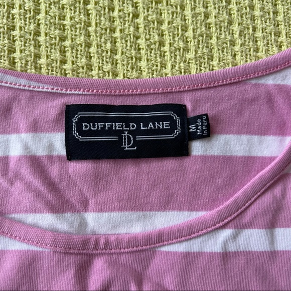 EUC striped top with fringe on the bottom - Picture 3 of 3